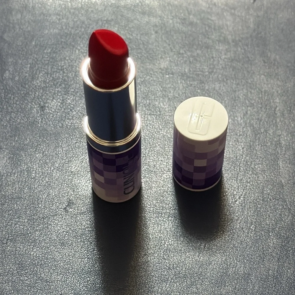 CLINIQUE Pop Lip Color Lipstick + Primer Cherry Pop NEW